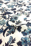 Harrison Floral Navy on White