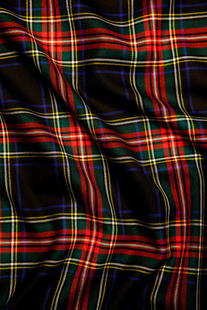 Stewart Black Tartan