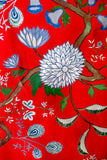 Elizabeth Botanical in Chinoiserie Red