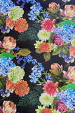Jane Floral - in Black Lacquer