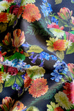 Jane Floral - in Black Lacquer