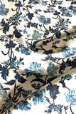 Harrison Floral Navy on White