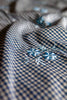 Barton Embroidered Silk Gingham
