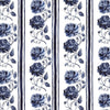 Beatrice Floral Stripe in Willow Blue - on English Paper