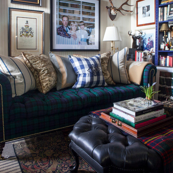 The Inverness Sofa - shown in Blackwatch Tartan – Scot Meacham