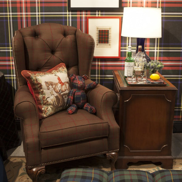 Tartan chair sales