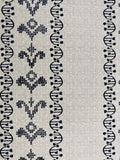 Peg Stripe Wallpaper in Navy