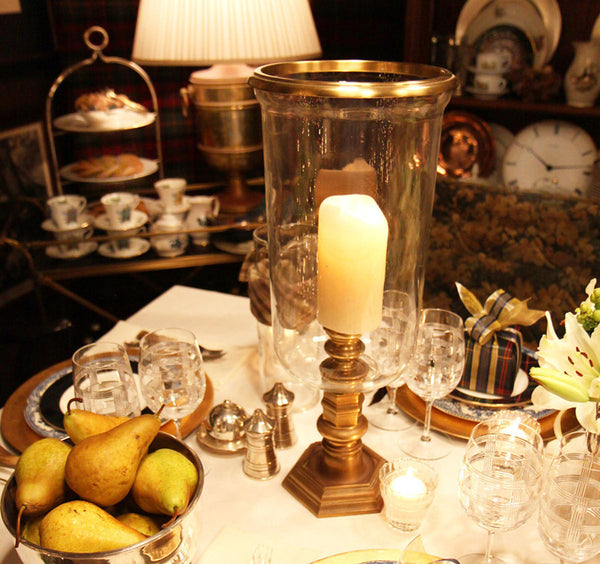Candles and Hurricane Lamps