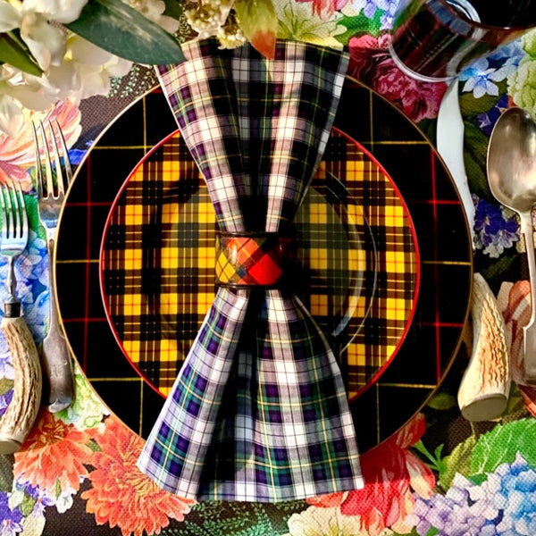 Dress Gordon Tartan Dinner Napkins