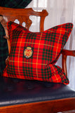 Cameron Tartan Pillow w/Crest