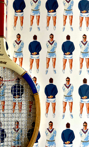 Ball Boy Stripe Wallpaper