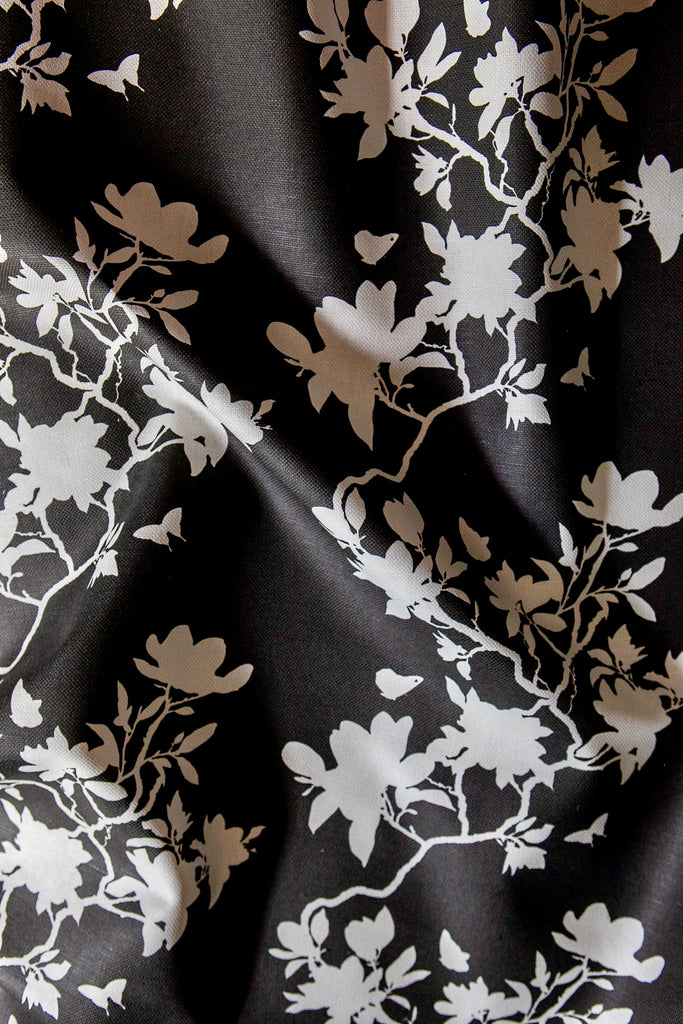 Cavendish Floral in Lacquer Black
