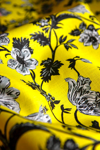 Duchess Floral in Tartan Yellow