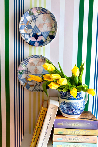 Wickham Stripe Wallpaper in Pastel