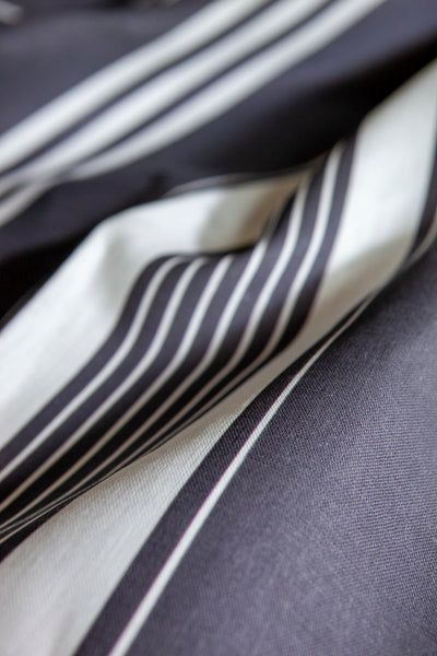 Bartlett Grand Awning Stripe in Pea Coat Navy