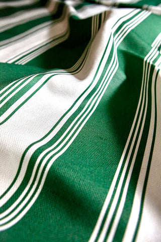 Boathouse Stripe in British Racing Green