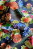 Jane Floral - in Black Lacquer