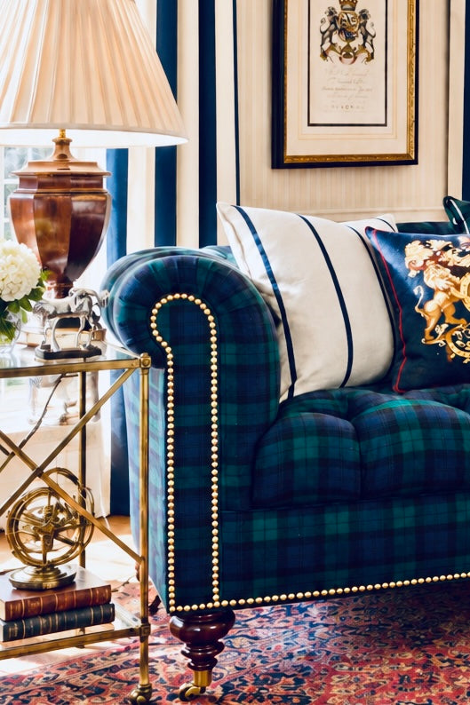 The Inverness Sofa - shown in Blackwatch Tartan