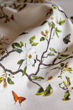 Hawthorne Floral in Gardenia White