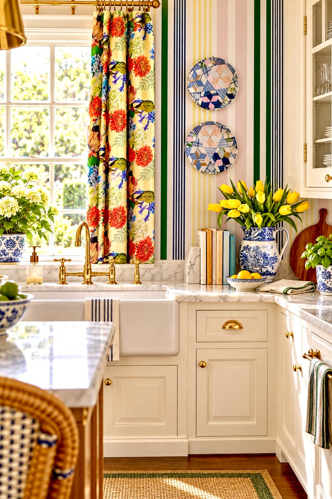 Wickham Stripe Wallpaper in Pastel