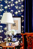 Hawthorne Floral Wallpaper in Tartan Navy