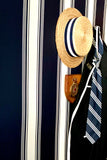 Ludlow Stripe Wallpaper in Tartan Navy