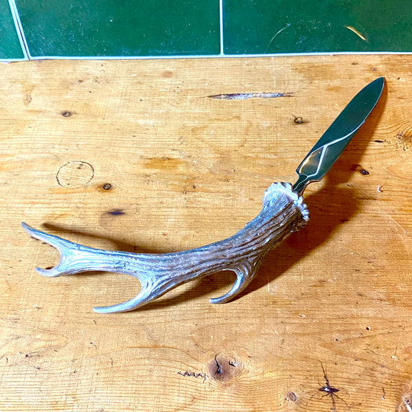 Pewter Stag Horn Letter Opener