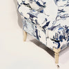The Charlotte Settee - shown in Cordelia Park Toile / Ink