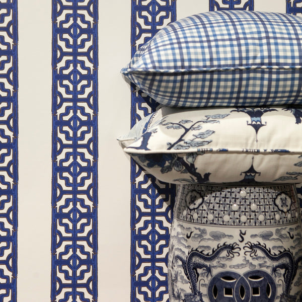 Chinoiserie Stripe - Prestonfield Blue