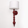 The Rachel Sconce - in Military Red Lacquer