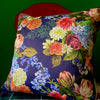 Warehouse Sale / Brogue Floral / Tartan Navy Pillow