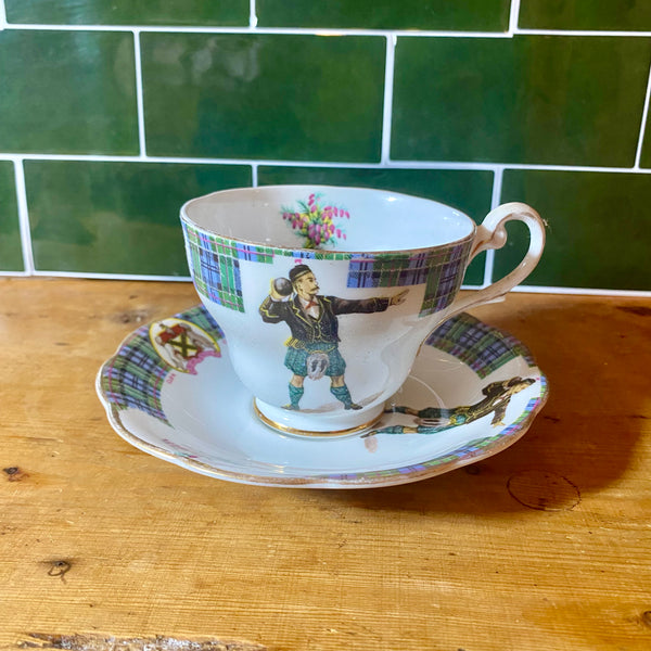Colqunoun Tartan Cup & Saucer